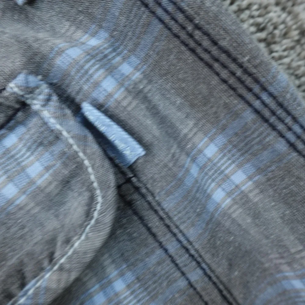 Tommy Bahama Shorts Mens 40 Gray Plaid Cargo Utility Relax Summer Casual Beach